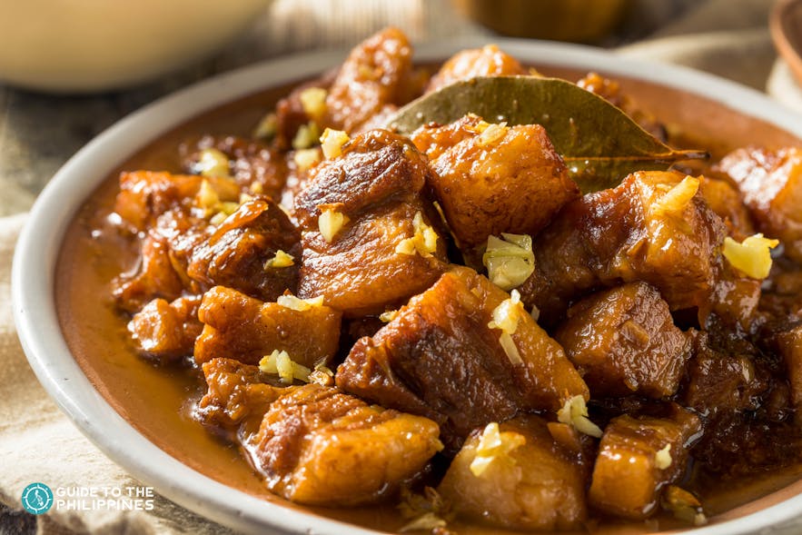 Pork Adobo is a local dish in the Philippines