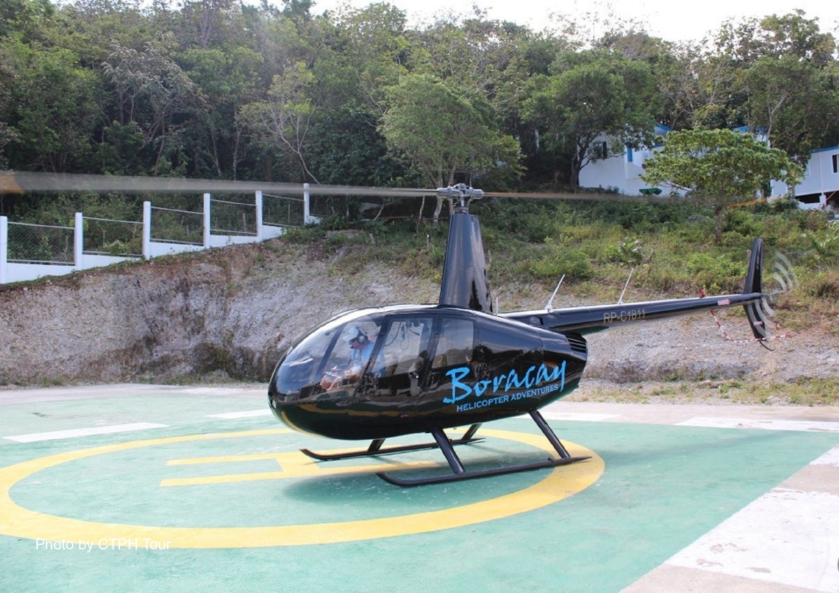 philippines helicopter tour