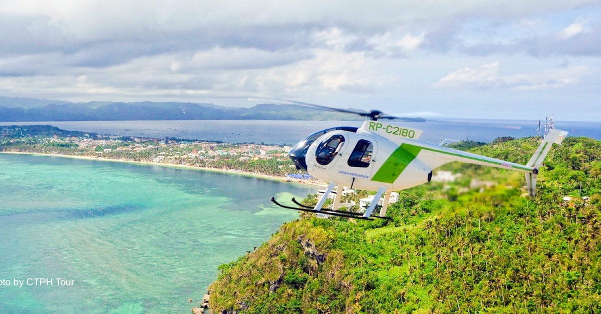 philippines helicopter tour