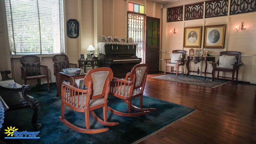 Inside the Hofilena Heritage House in Bacolod
