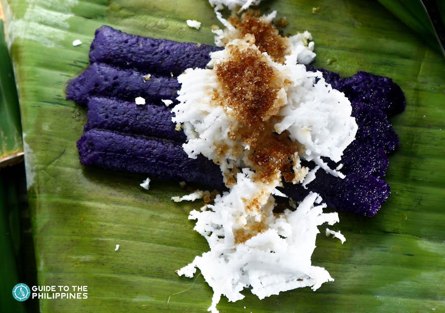 Puto Bumbong in the Philippines