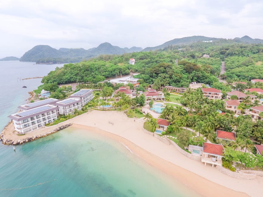 Aerial view of the Misibis Bay Resort