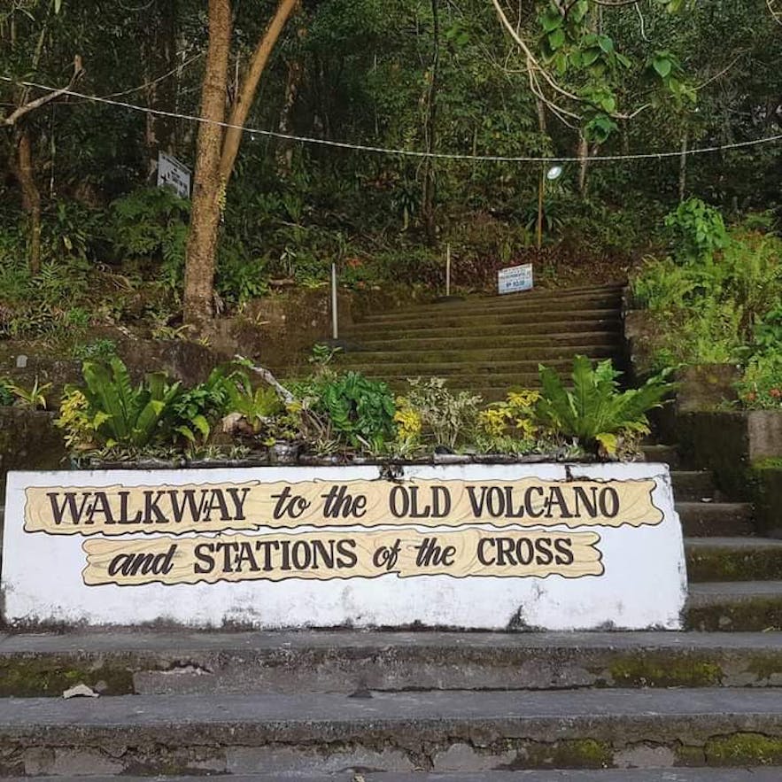 The Walkway in the Old Volcano in Camiguin
