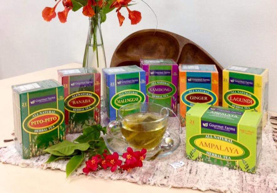 Tea products from Gourmet Farms