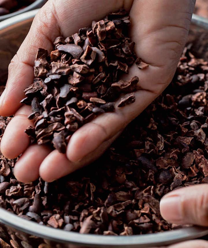 Cacao nibs from Malagos Chocolate