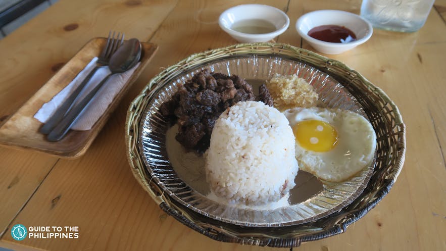 A silog meal, one of the Philippines' most popular breakfast meals