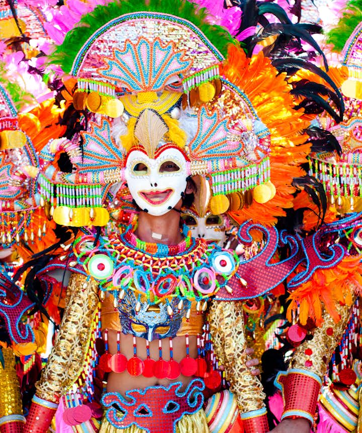 Colorful Masskara Festival in Bacolod City