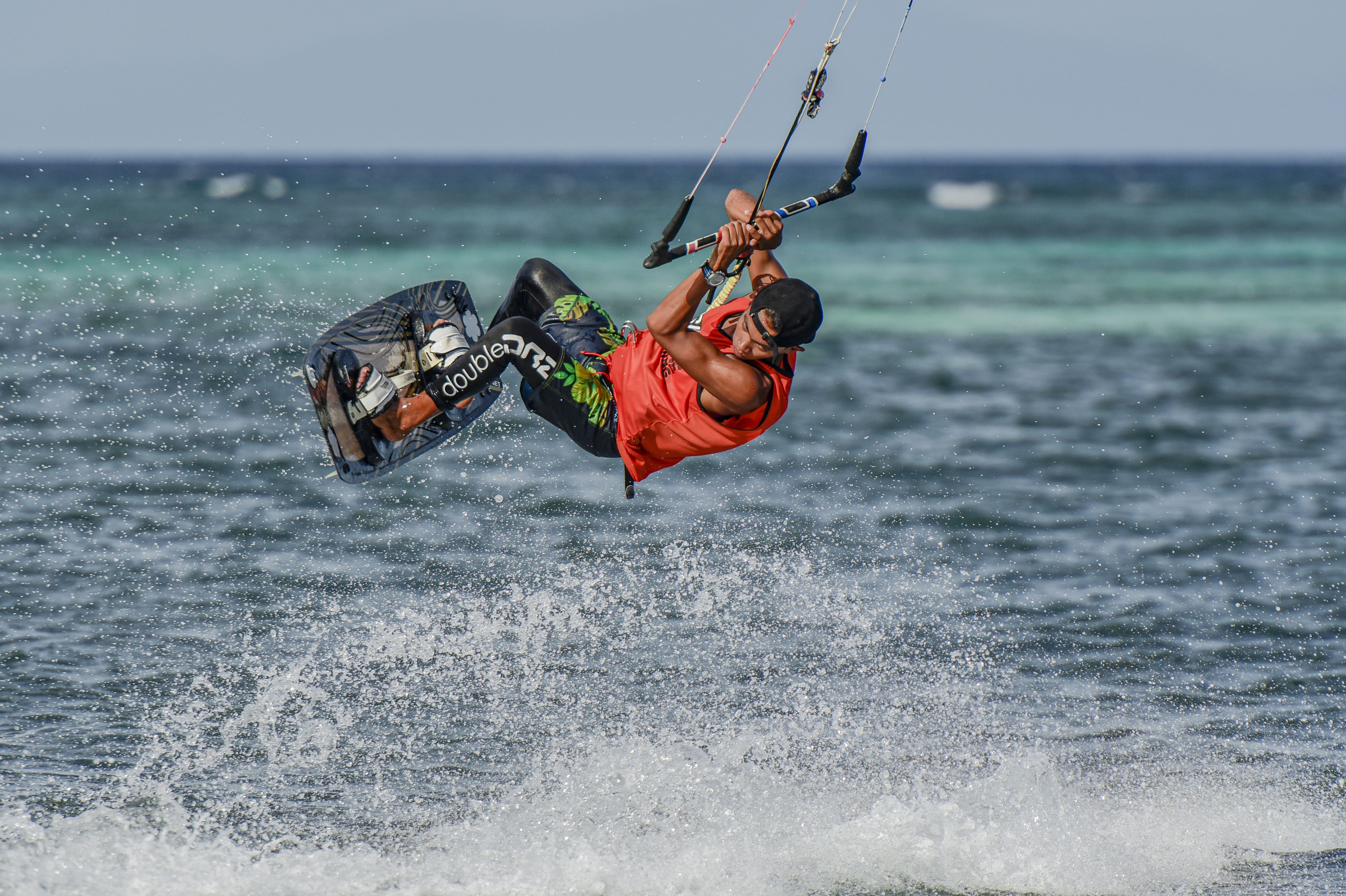 A kitesurfer in Boracay