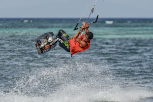 A kitesurfer in Boracay