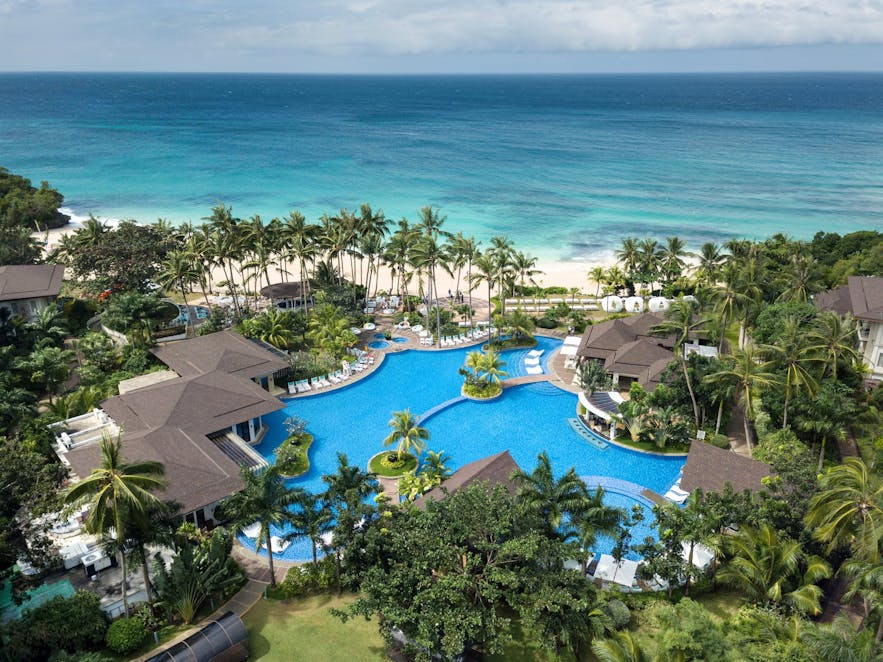 Aerial view of Movenpick Resort and Spa Boracay
