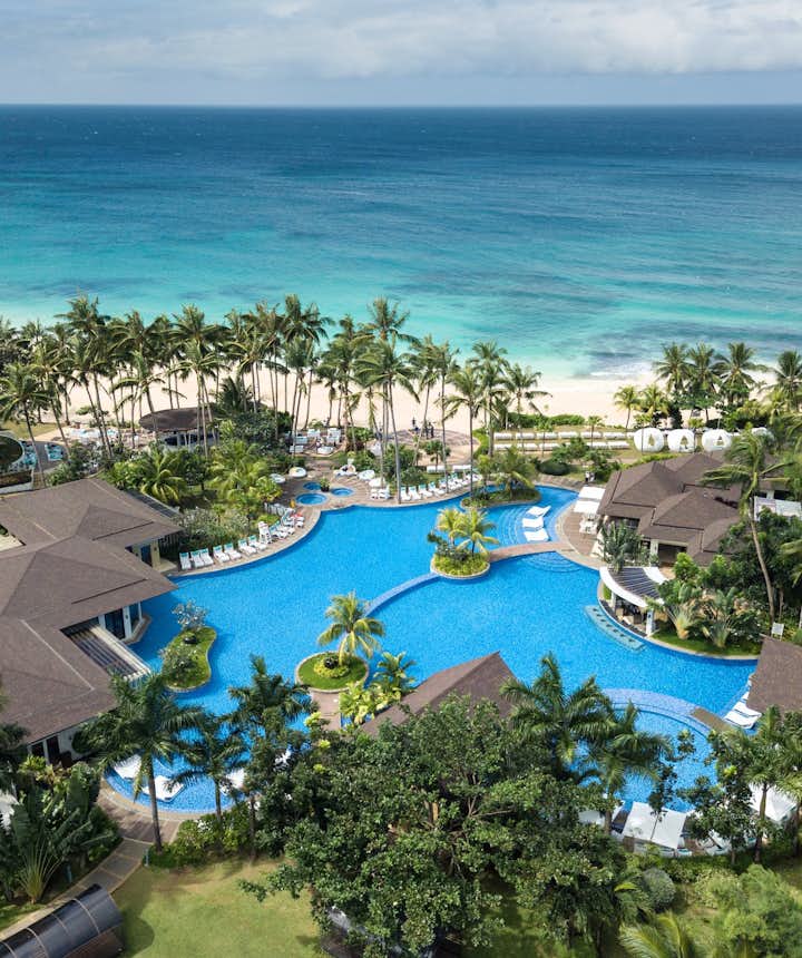 Aerial view of Movenpick Resort and Spa Boracay