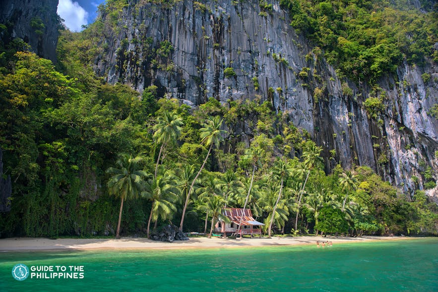 Beautiful isolated island in El Nido Palawan