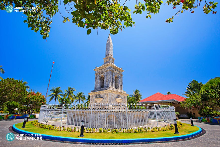 Mactan Shrine in Cebu on a sunny day