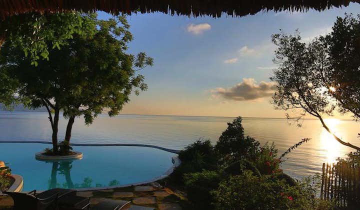 Sunset view at Bluewater Sumilon Resort