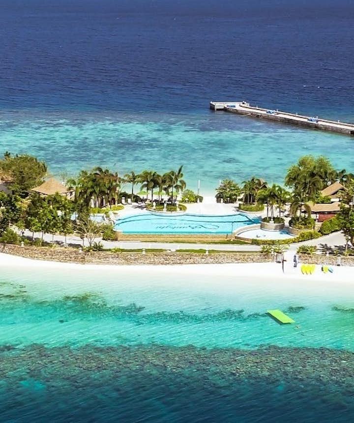 Aerial view of Sunlight Eco Tourism Island Resort