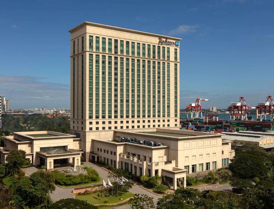 Facade of Radisson Blue Cebu Hotel