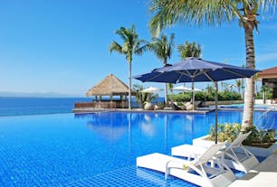 Perfect spot to watch the ocean in Dusit Mactan Resort