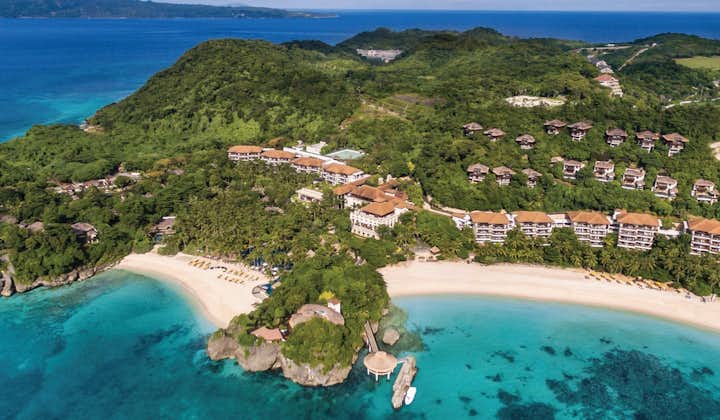 Aerial view of Shangri-La Boracay Resort
