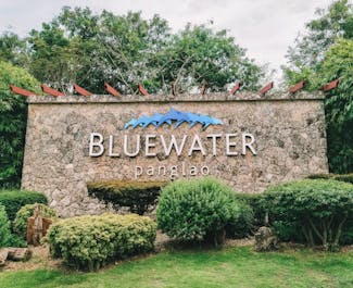 Signage of Bluewater Panglao in Bohol Philippines