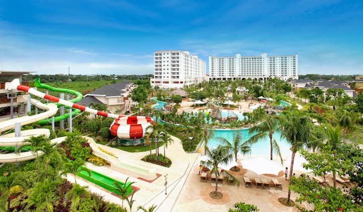 Wide shot of the Jpark Resort in Cebu