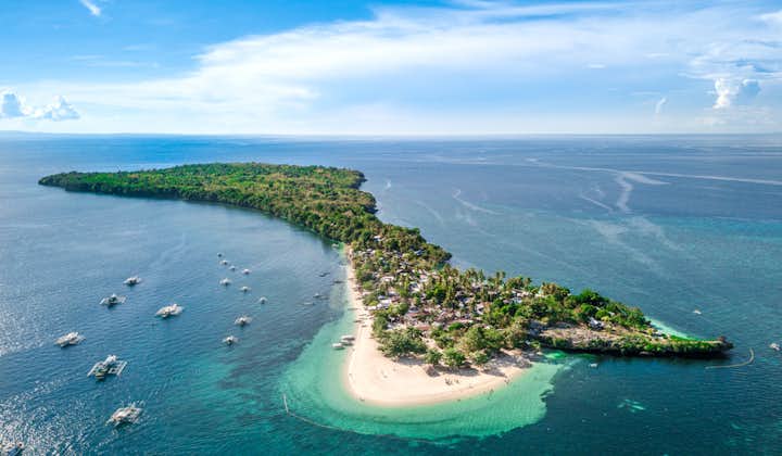 Aerial view of Camotes Island in Cebu