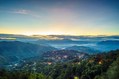 Breathtaking view of Baguio from Mines View Park, one of Baguio's top attractions