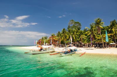 Honda Bay, a popular island hopping destination in Puerto Princesa Palawan