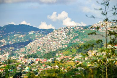 Baguio Mines View park has a beautiful view of the city