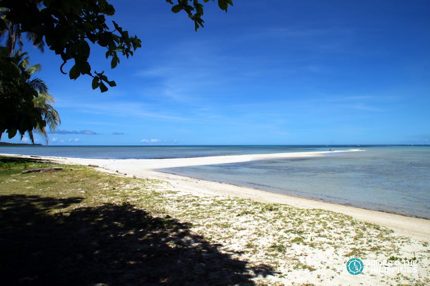 Sandbar in Cagbalete island in Quezon
