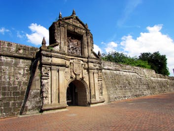 Facade of Fort Santiago in Intramuros