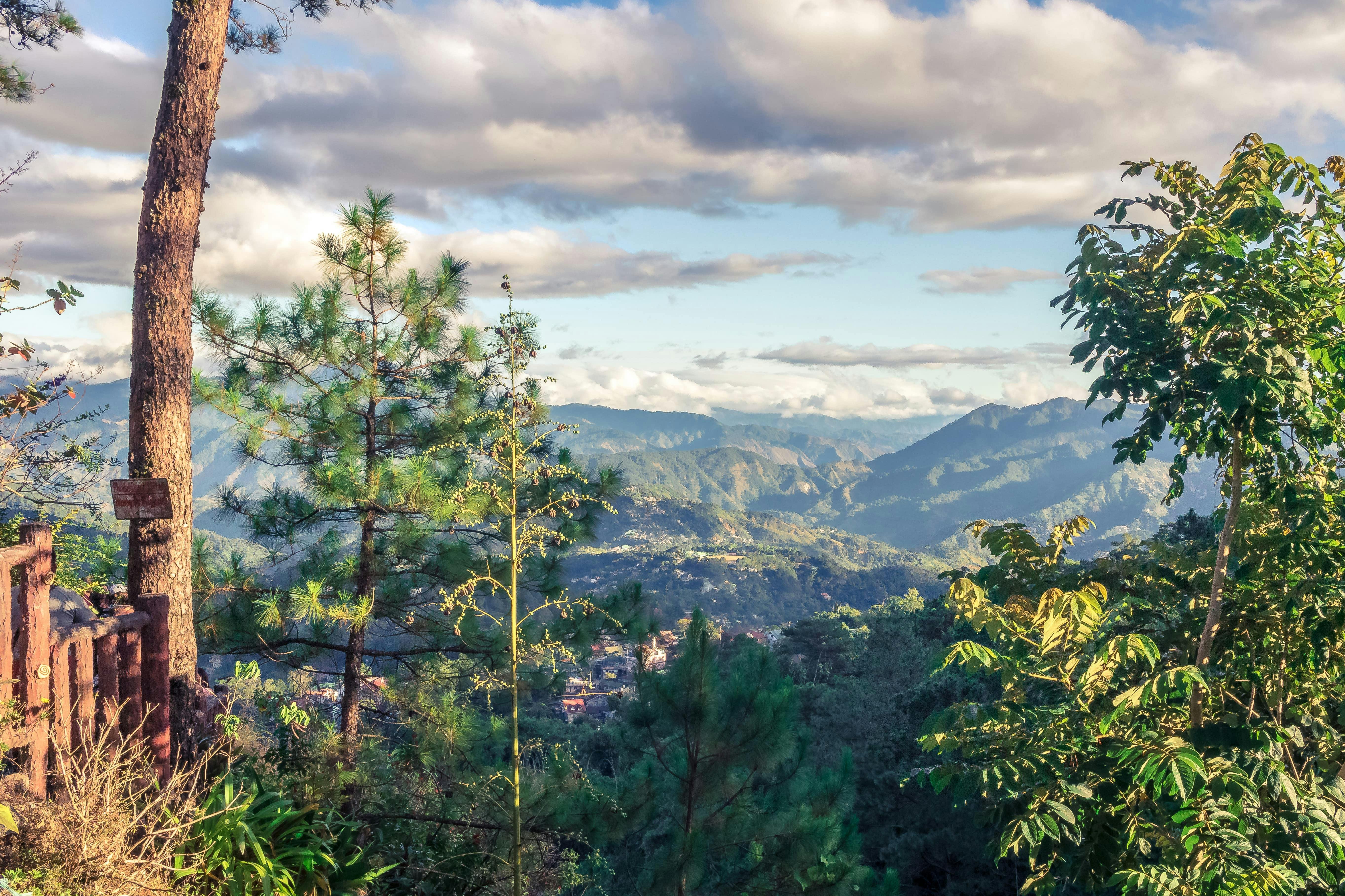 Beautiful view of Baguio from Mines View Park