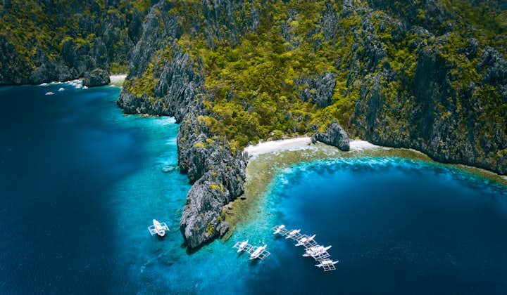 Stunning view of Miniloc Island in El Nido Palawan