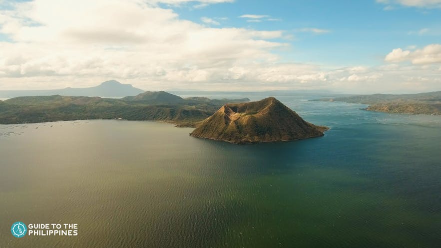 View of Taal Lake and Volcano in Tagaytay, Philippines