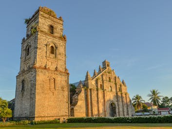 Sunrise over the beautiful Paoay Church in Laoag