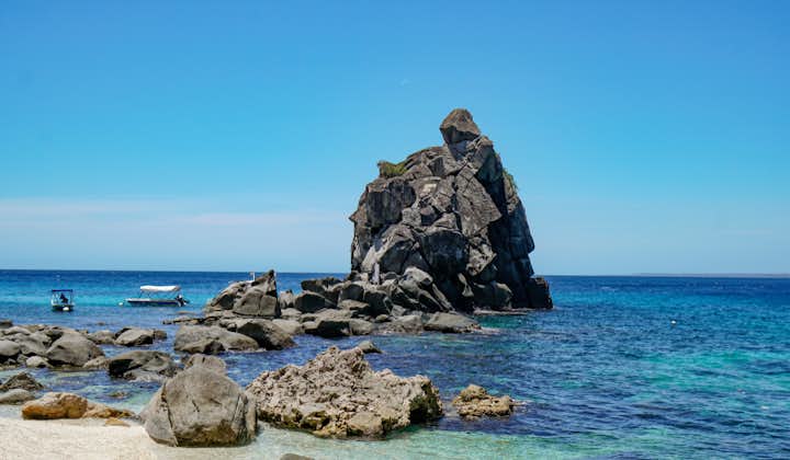 Clear blue waters of Apo Island in Dumaguete