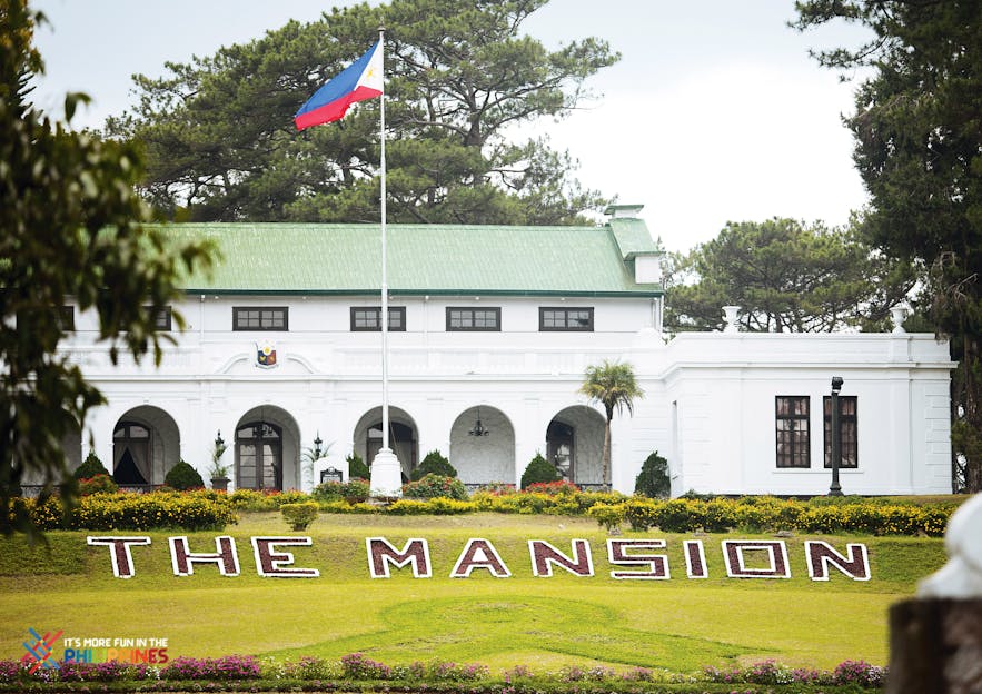 Facade of The Mansion in Baguio City
