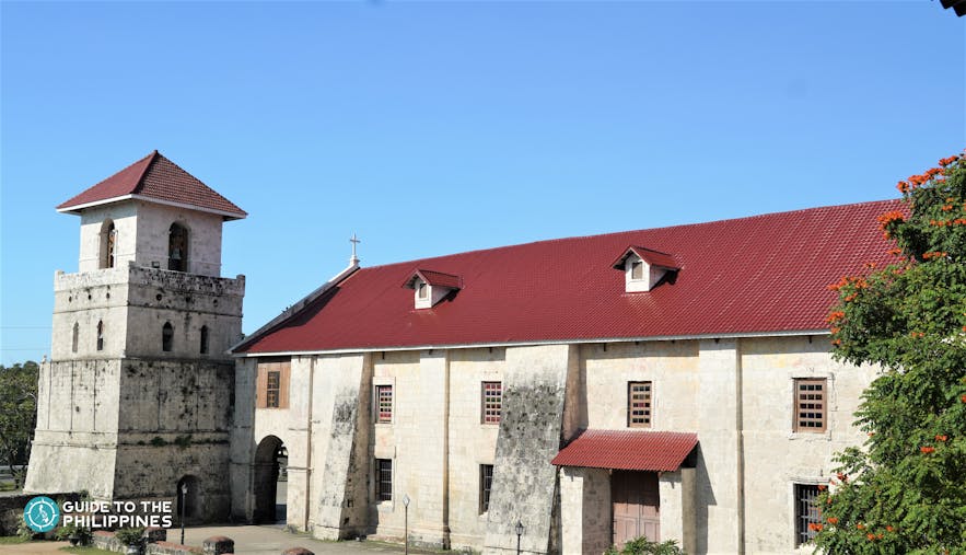 Facade of the Baclayon Church in Bohol