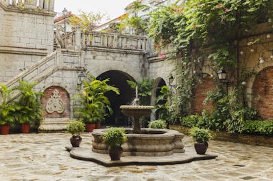Garden of Casa Manila in Intramuros