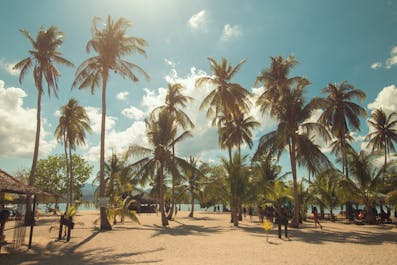 Sunny day in Luli Island, Palawan