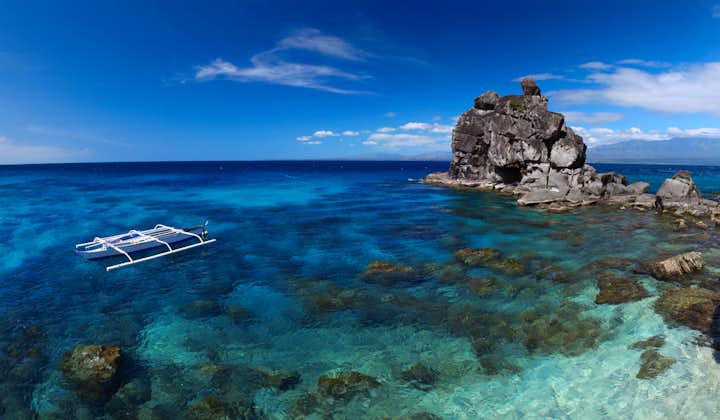 Mesmerizing blue waters of Apo Island in Dumaguete