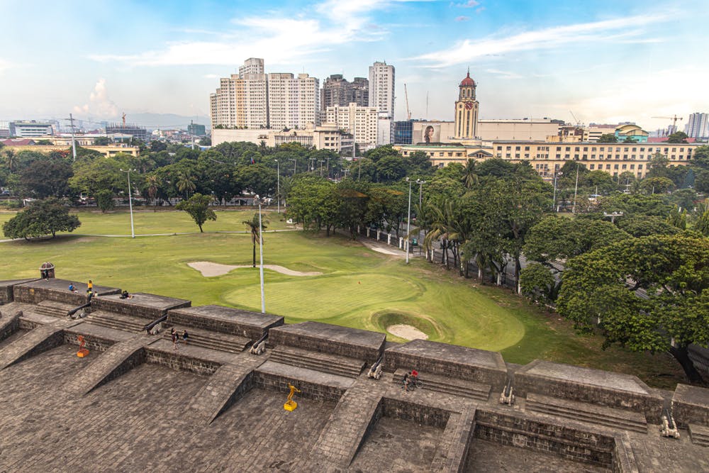 View from Fort Santiago in Intramuros
