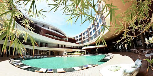 Pool area of Hue Hotels Boracay