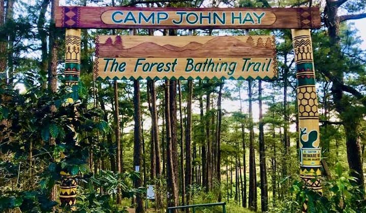 Entrance of Camp john hay for Forest bathing Guided Tour