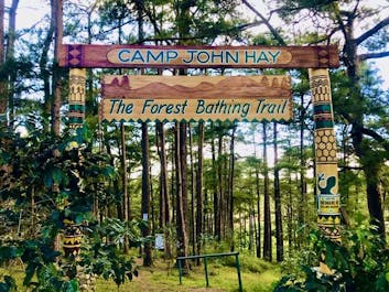 Entrance of Camp John Hay Forest Bathing Trail