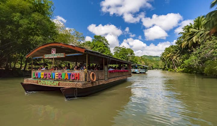 Boat during a Loboc River Cruise in Bohol