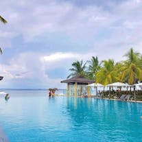 Main pool area of Crimson Mactan Resort