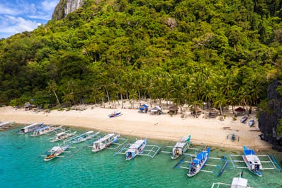 Seven Commandos Beach in El Nido Palawan