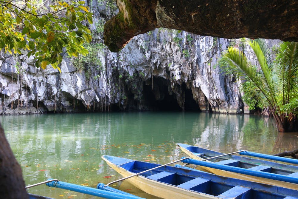 Boats in Puerto Princesa Palawan Underground River