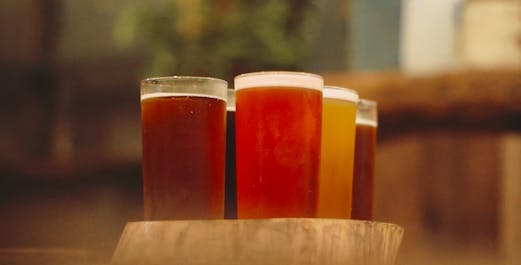 Different beer variants offers at Culinary, Chocolate, Beer & Sightseeing Tour