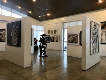 Art display at Bencab Museum in Baguio